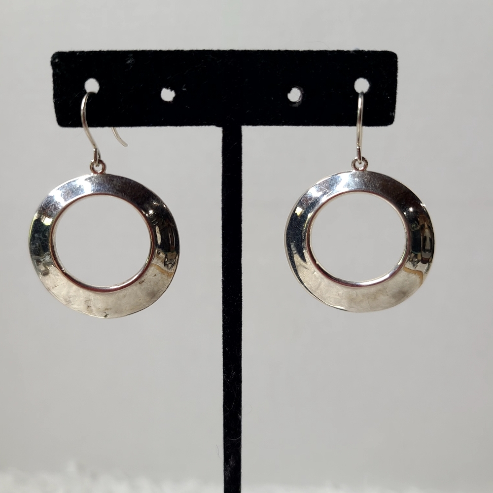 Robert Lee Morris Studio Shepherds Hook Hoop Earrings